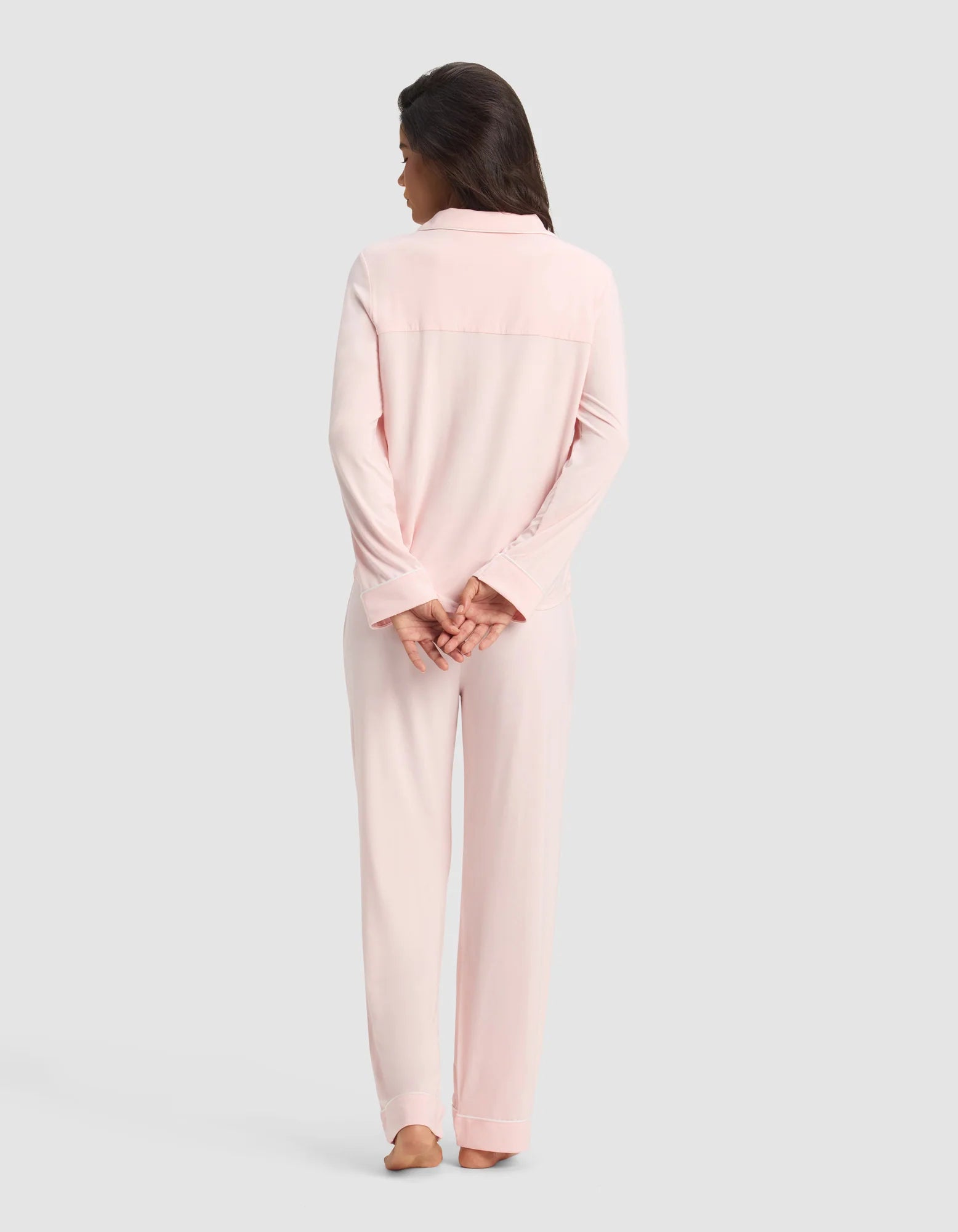 Women's Bamboo Stretch Knit Long Sleeve Pajama Set