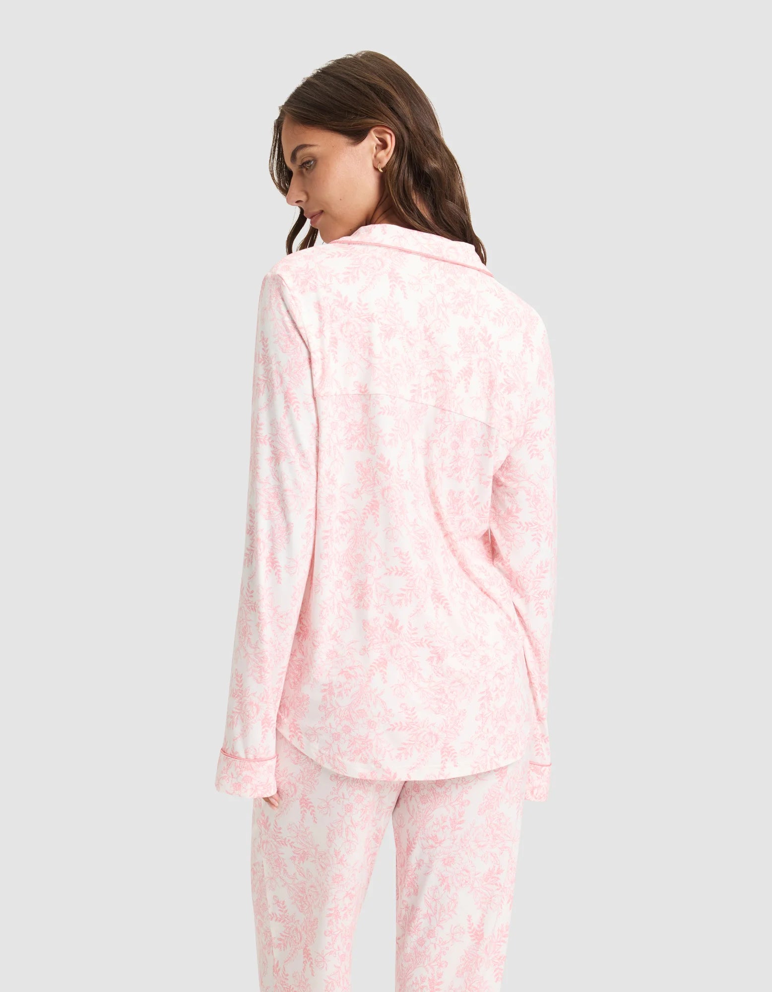 Women's Bamboo Stretch Knit Long Sleeve Pajama Set
