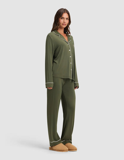 Women's Bamboo Stretch Knit Long Sleeve Pajama Set